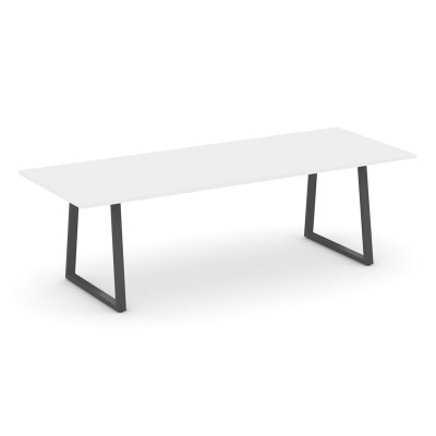 Style Project Direct Стол переговорный SN-6T1.SPRG-258.3 Белый/Металл Антрацит 2580*980*750