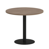Onix Direct Стол круглый O.SPRG-1 Дуб Аризона/Металл Черный 900*900*750