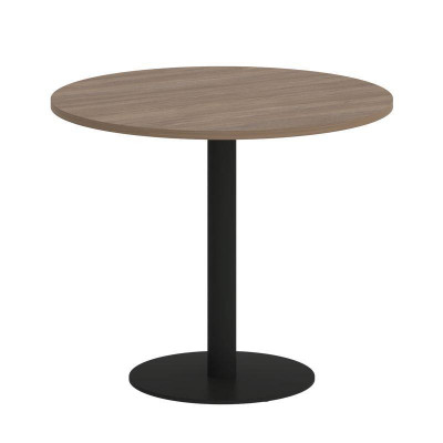 Onix Direct Стол круглый O.SPRG-1 Дуб Аризона/Металл Черный 900*900*750