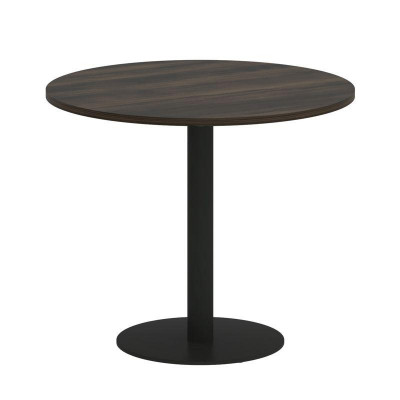 Yalta Стол круглый LT.SPRG-1 Дуб Мали/Металл Черный 900*900*750