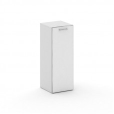 Cross Шкаф узкий средний CR.SU-204 (L) white Белый Бриллиант UM/Лакобель Белый 450*460*1202