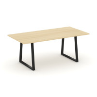 Style Project Direct Стол переговорный SN-6T1.SPRG-198.3 Акация Лорка/Металл Черный 1980*980*750