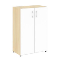 Yalta Шкаф LT.ST-2.4 R white Акация Лорка/Стекло White 800*450*1195