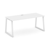 Style Project Direct Стол письменный SN-6T1.SR-014.M Белый/Металл Белый/Заглушка Металл Белый 1580*7