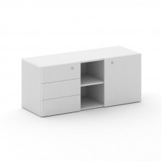 Греденция CRU.GR-1 Белый Бриллиант UM 1250*460*532