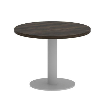 Onix Direct Стол журнальный круглый O.SJ-1 Дуб Мали/Металл Серый 600*600*450