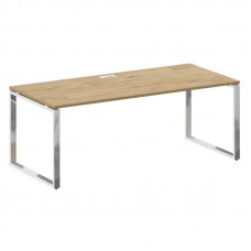 Стол руководителя прямой без тумбы Шифт 2000*900*753 SK.SR-200 Тиквуд Светлый