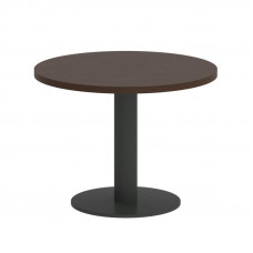 First Стол журнальный круглый KSJ-1 Венге Цаво/Металл Антрацит 600*600*450
