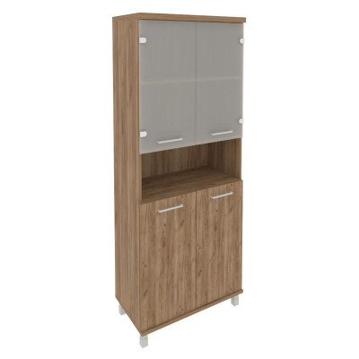 First Шкаф высокий широкий KST-1.4 Дуб Табак 801*432*2060