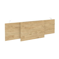 Onix Direct Царга стола руководителя O.M-CSR-4 Тиквуд Светлый/Металл Белый 1340*450*54