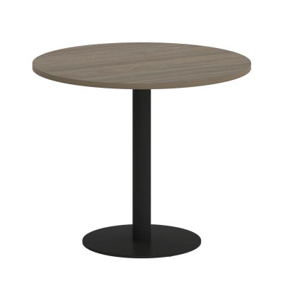 Yalta Стол круглый LT.SPRG-1 Вяз Благородный/Металл Черный 900*900*750