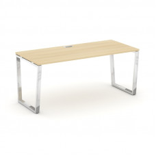 Style Project Direct Lux Стол письменный M-SN-6T2.SR-013.M Акация Лорка/Нержавеющая Сталь/Хром 1380*