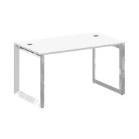 Onix Direct Lux Стол руководителя О-обр. м/к M-O.MO-SRR-3.8 Белый Бриллиант/Нержавеющая Сталь/Хром 1