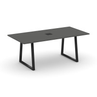 Style Project Direct Стол переговорный SN-6T1.SPRG-198 Антрацит/Металл Черный/Заглушка Металл Черный