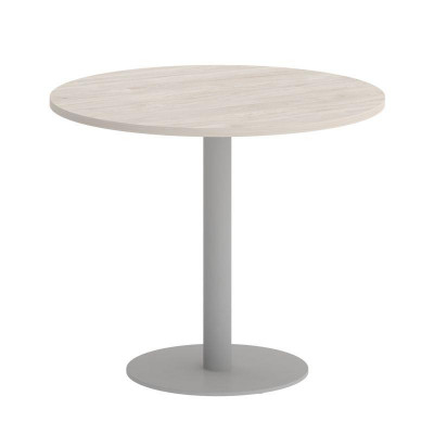 Onix Direct Стол круглый O.SPRG-1 Денвер Светлый/Металл Серый 900*900*750