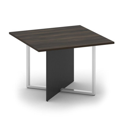 Шифт Стол переговорный, квадратный SK.SP-KV-110-1 Дуб Мали/Антрацит NEW 1100*1100*753