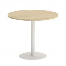 Yalta Стол круглый LT.SPRG-1 Акация Лорка/Металл Белый 900*900*750