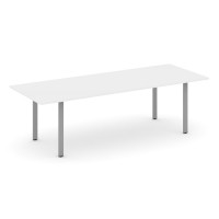Style Project Direct Стол переговорный SN-6P.SPRG-258.3 Белый/Металл Серый 2580*980*750
