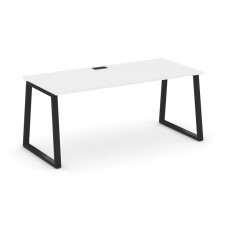 Style Project Direct Стол письменный SN-6T1.SR-015.M Белый/Металл Черный/Заглушка Металл Черный 1780