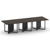 Шифт Стол переговорный, тройной, прямоугольный SK.SP-KV-110-3.P Дуб Мали/Антрацит NEW/Металл Антраци