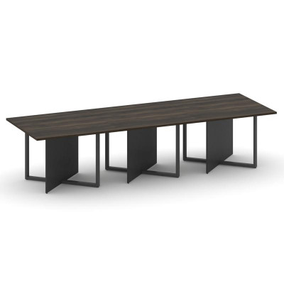 Шифт Стол переговорный, тройной, прямоугольный SK.SP-KV-110-3.P Дуб Мали/Антрацит NEW/Металл Антраци