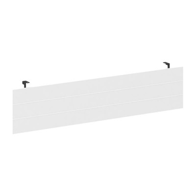 Шифт Царга для стола без греденции/тумбы SK.C-200.P Белый Бриллиант/Металл Черный 1840*18*400