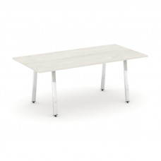 Style Project Direct Lux Стол переговорный M-SN-6A.SPRG-198.3 Дуб Наварра/Нержавеющая Сталь/Хром 198