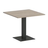 Onix Direct Стол квадратный O.SPRG-2 Дуб Аттик/Металл Антрацит 900*900*750