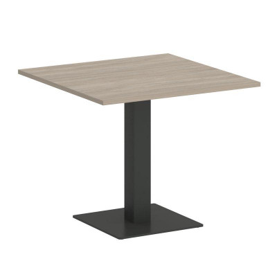Onix Direct Стол квадратный O.SPRG-2 Дуб Аттик/Металл Антрацит 900*900*750