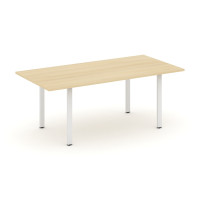 Style Project Direct Стол переговорный SN-6P.SPRG-198.3 Акация Лорка/Металл Белый 1980*980*750