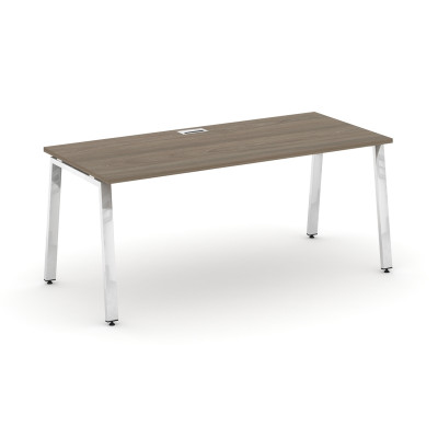 Style Project Direct Lux Стол письменный M-SN-6A.SR-025.M Вяз Благородный/Нержавеющая Сталь/Хром 178