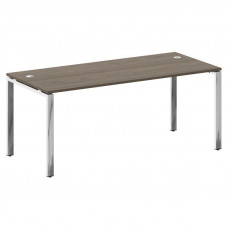 Metal System Direct Стол рабочий руковод. П-обр. м/к БП.СРР-5.8 Вяз Благородный/Нержавеющая Сталь 18