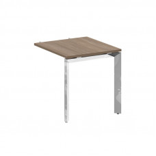 Onix Direct Lux Брифинг-приставка П-обр. м/к M-O.MP-BR-7 Дуб Аризона/Нержавеющая Сталь/Хром 780*720*