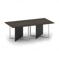Стол переговорный, двойной, прямоугольный Шифт 2200*1100*753 SK.SP-KV-110-2 Дуб Мали/Антрацит NEW