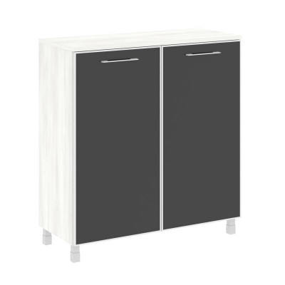 Yalta Шкаф квадратный LT.SD-1.4 R black Снежная Патина/Стекло Black 1098*452*1168