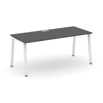 Style Project Direct Стол письменный SN-6A.SR-015.M Антрацит/Металл Белый/Заглушка Металл Белы 1780*