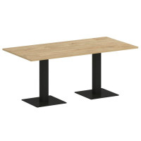 Onix Direct Стол прямоугольный O.SPRG-4 Тиквуд Светлый/Металл Черный 1800*900*750