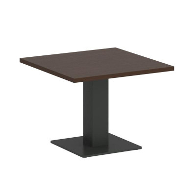 First Стол журнальный квадратный KSJ-2 Венге Цаво/Металл Антрацит 600*600*450