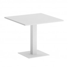 Onix Direct Стол квадратный O.SPRG-2 Белый Бриллиант/Металл Белый 900*900*750