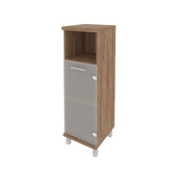 First Шкаф средний узкий правый KSU-2.2 (R) Дуб Табак 401*432*1260