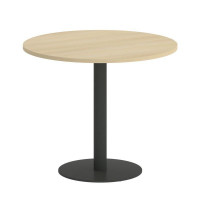 Yalta Стол круглый LT.SPRG-1 Акация Лорка/Металл Антрацит 900*900*750