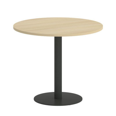 Yalta Стол круглый LT.SPRG-1 Акация Лорка/Металл Антрацит 900*900*750