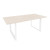 Onix Direct Стол переговорный на О-образном м/к O.MO-PRG-19 Денвер Светлый/Металл Белый 1980*980*750