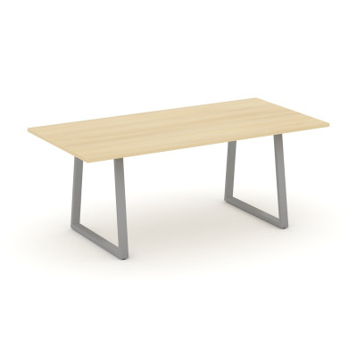Style Project Direct Стол переговорный SN-6T1.SPRG-198.3 Акация Лорка/Металл Серый 1980*980*750