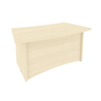 First Стол руководителя криволинейный KSR-1 Клен 1600*920*765