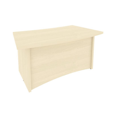 First Стол руководителя криволинейный KSR-1 Клен 1600*920*765