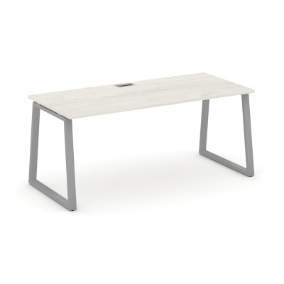 Style Project Direct Стол письменный SN-6T1.SR-026.M Дуб Наварра/Металл Серый/Заглушка Металл Серый