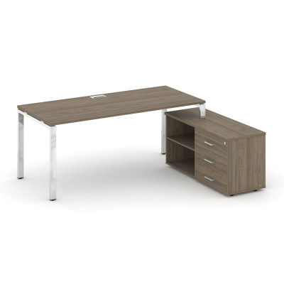 Style Project Direct Lux Стол письменный с греденцией правой M-SN-6P.SRG-013.M(R) Вяз Благородный/Не