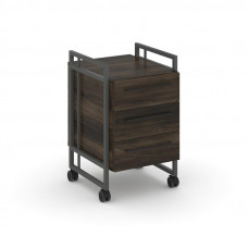 Rift Direct Тумба мобильная RF.TMR-001 Дуб Мали/Металл Антрацит/Черный Ручки 424*500*680