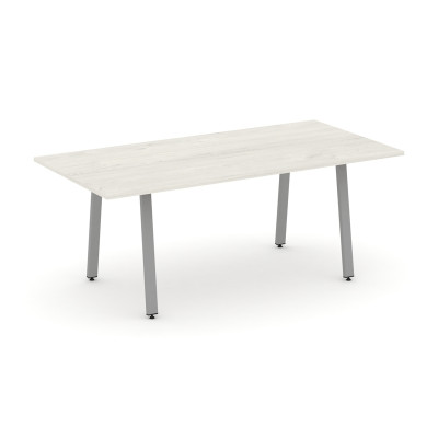 Style Project Direct Стол переговорный SN-6A.SPRG-198.3 Дуб Наварра/Металл Серый 1980*980*750